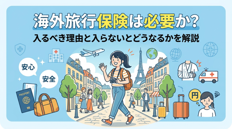 海外旅行保険は必要か？入るべき理由と入らないとどうなるかを解説